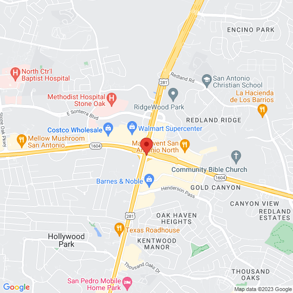 map of the area